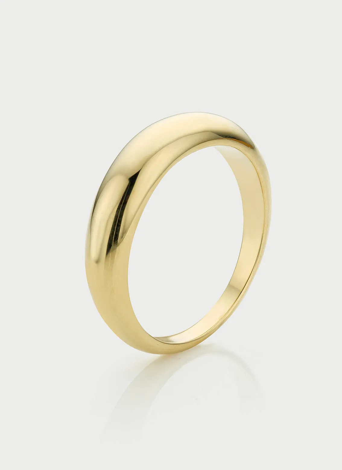 Deni solid ring 14k gold