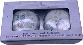 Enesco White First Tooth and Curl Box Set