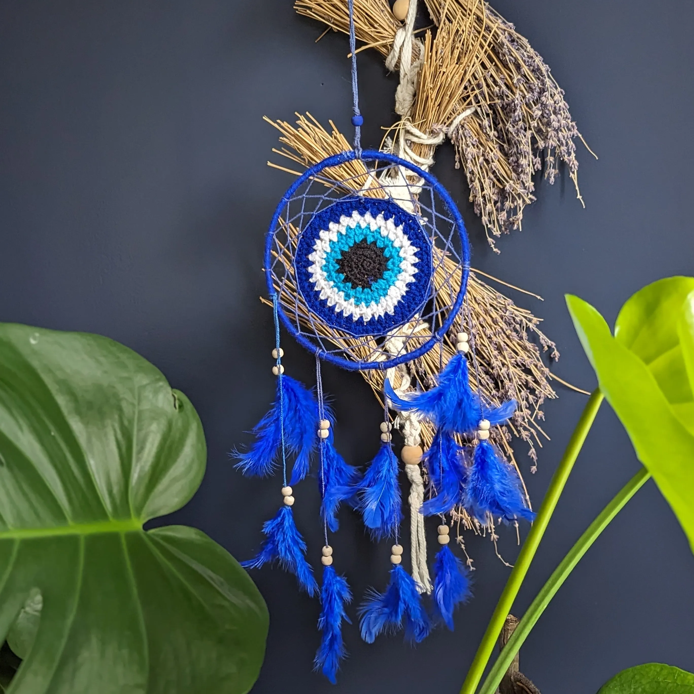 Evil Eye Dreamcatcher Decor for Your Spiritual Space, Altar~ Protection