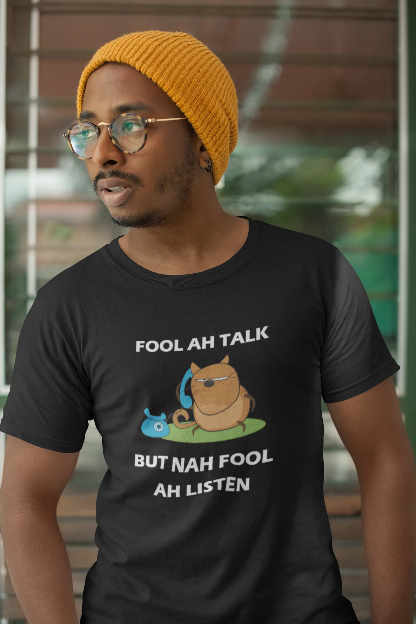 Fool Ah Talk - Short-sleeve unisex t-shirt (D)