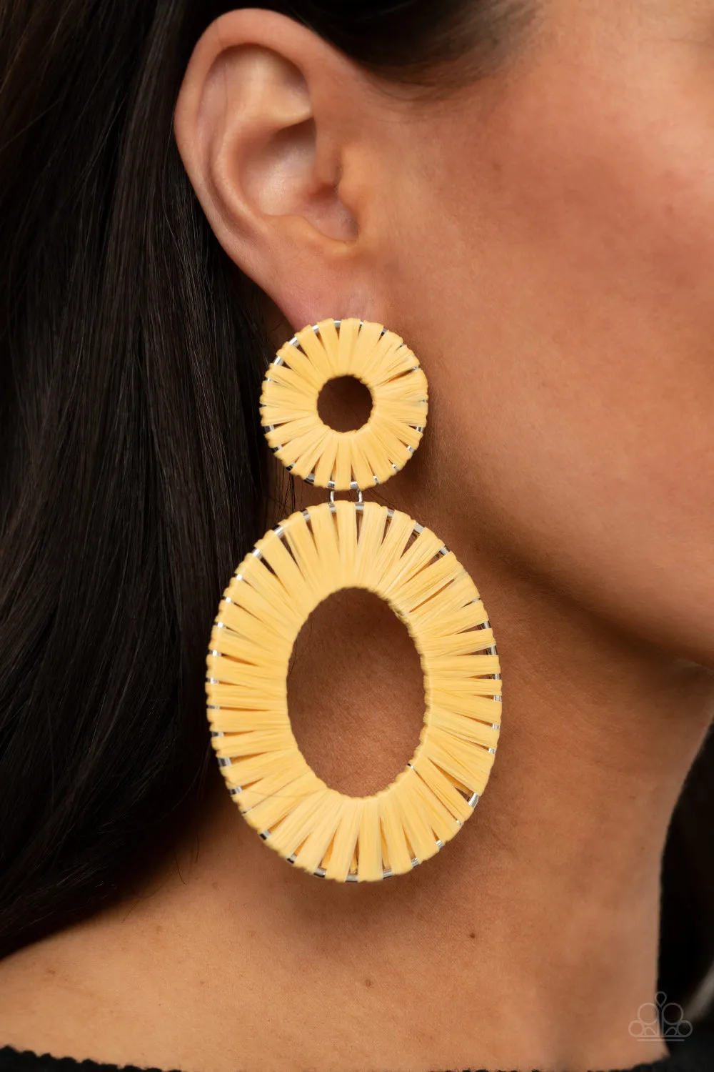 Foxy Flamenco - Yellow Earring