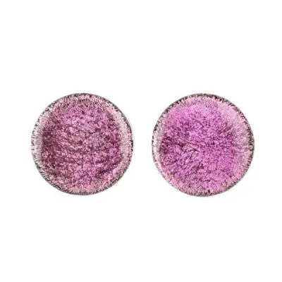 Glass Plugs - Pink Dichro