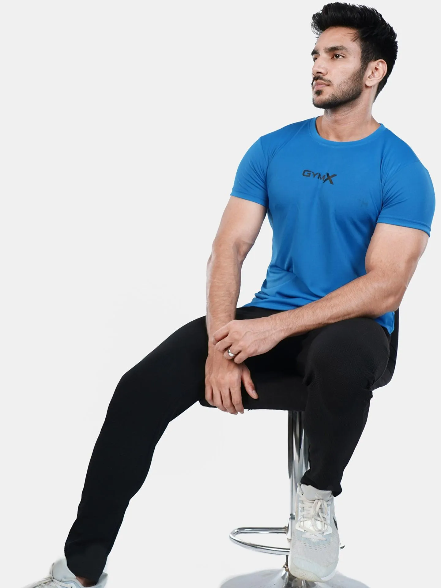 GymX Ultra Lite Tee: Scuba Blue - Sale