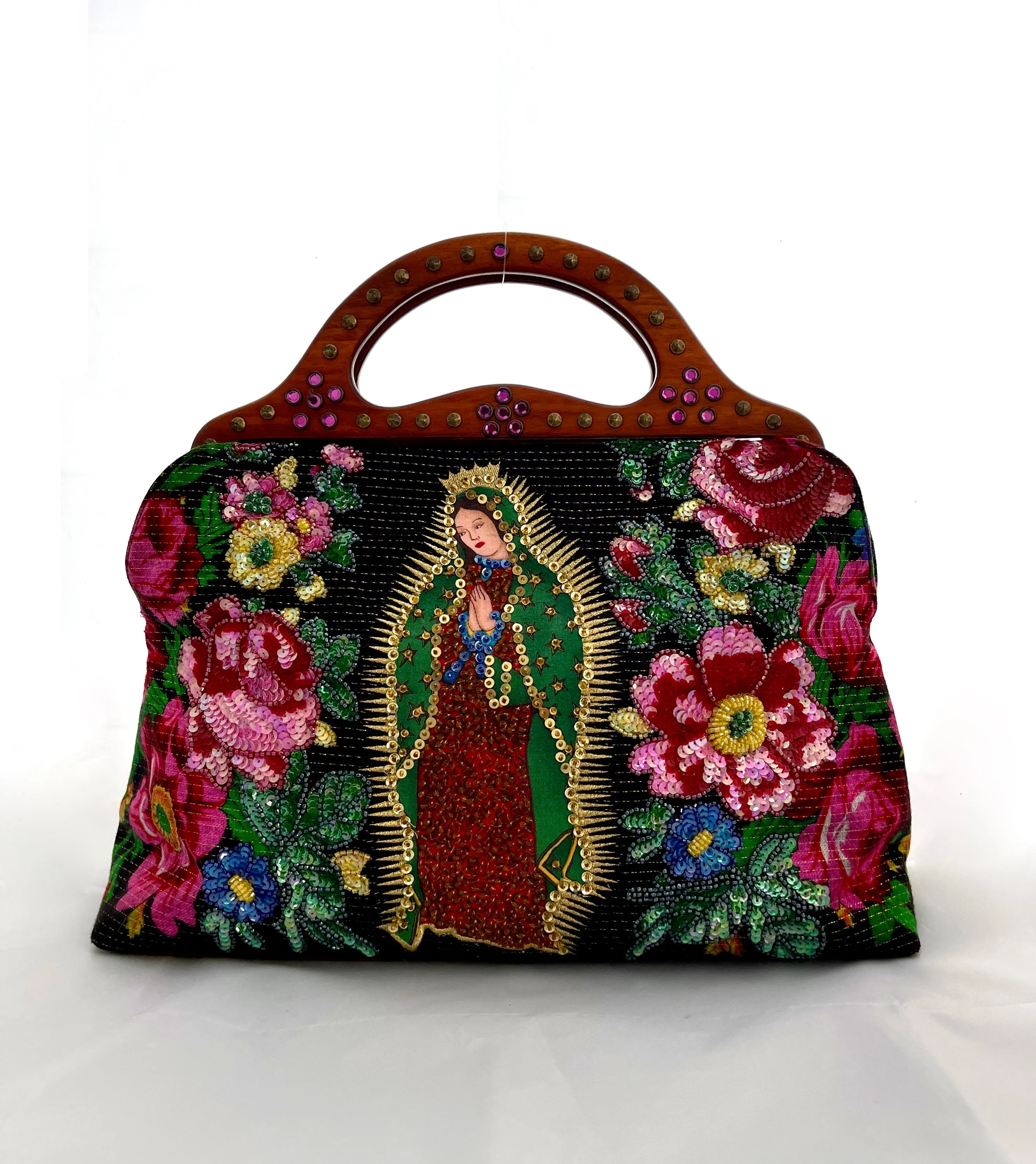 ISABELLA FIORE Virgin Mary Lady of Guadalupe Purse