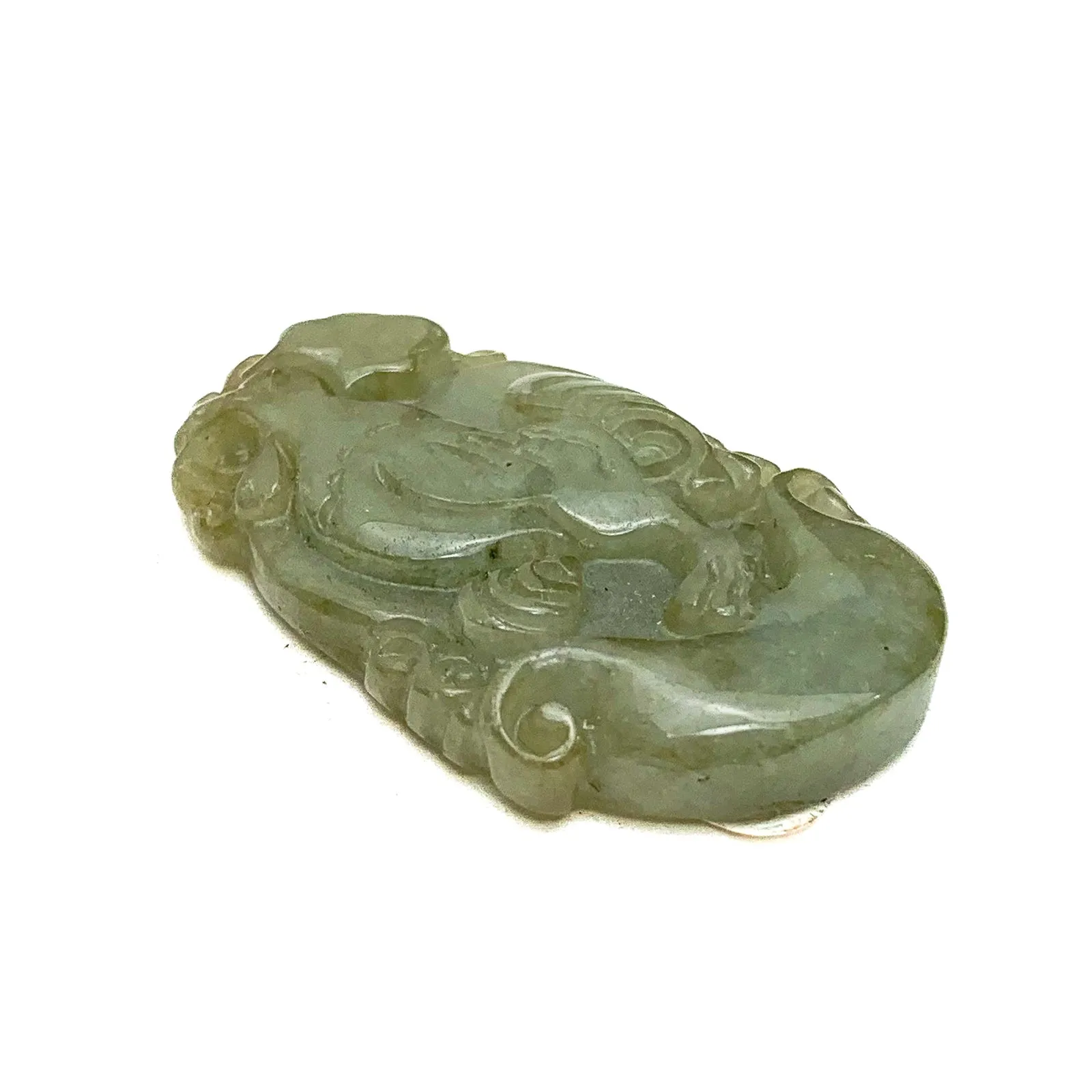 Jade Zodiac Fine Nephrite Pendant, Rooster