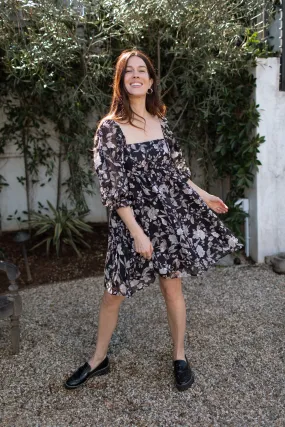 Jean Floral Dress