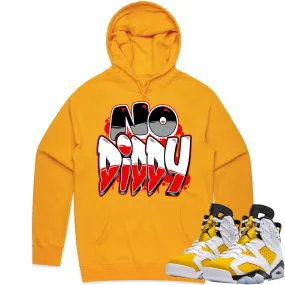 Jordan 6 Yellow Ochre 6s Hoodie to Match - RED NODIDDY