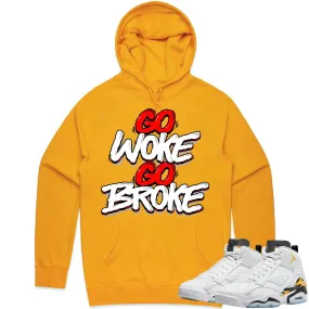 Jordan MVP 678 Yellow Ochre Hoodie to Match - RED GO WOKE GO BROKE