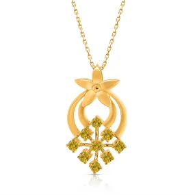 Kallati Eternal Yellow Gold Diamond Pendant