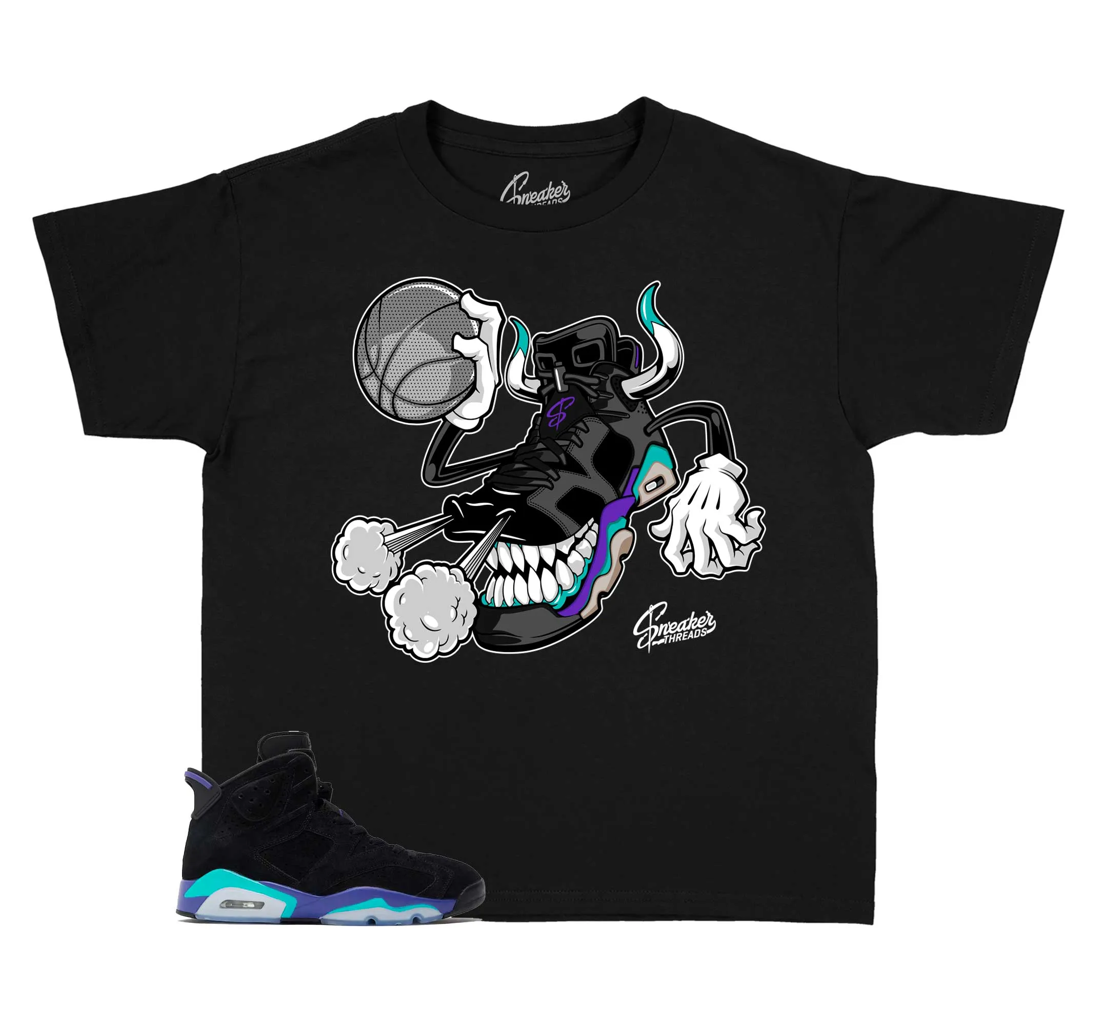 Kids - Aqua 6 Fly Kicks Shirt