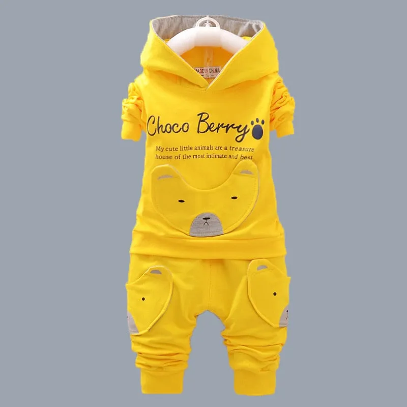 Kids Cartoon Velvet Hoodies