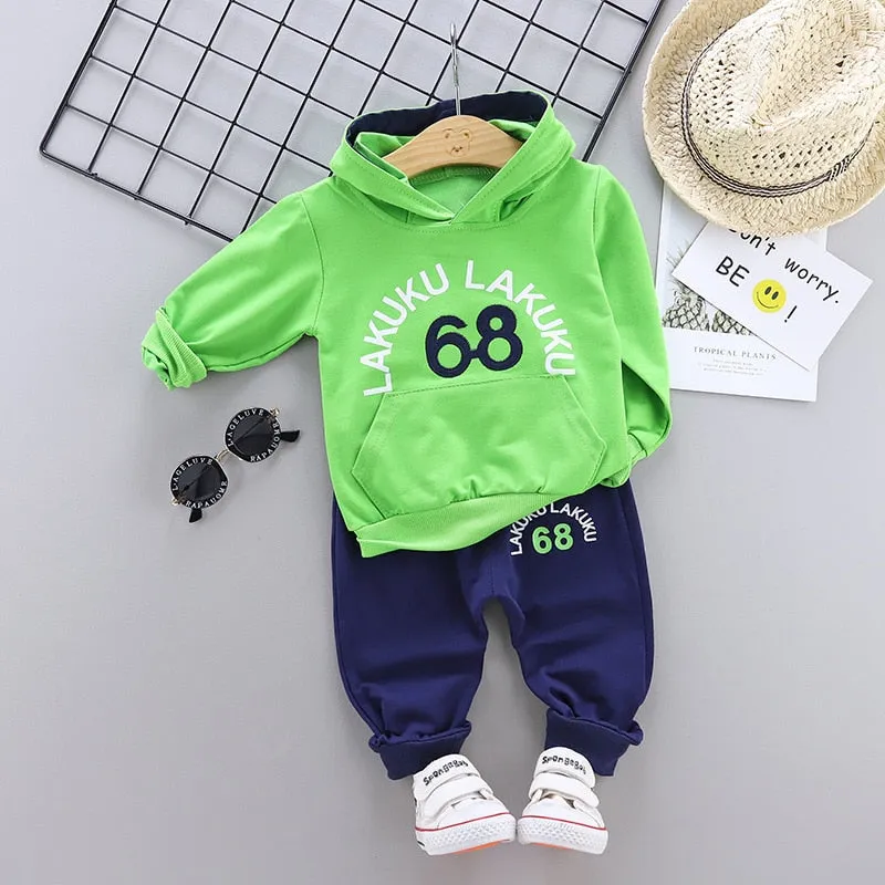 Kids Cartoon Velvet Hoodies