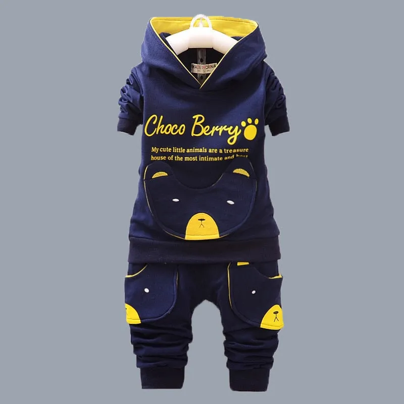 Kids Cartoon Velvet Hoodies