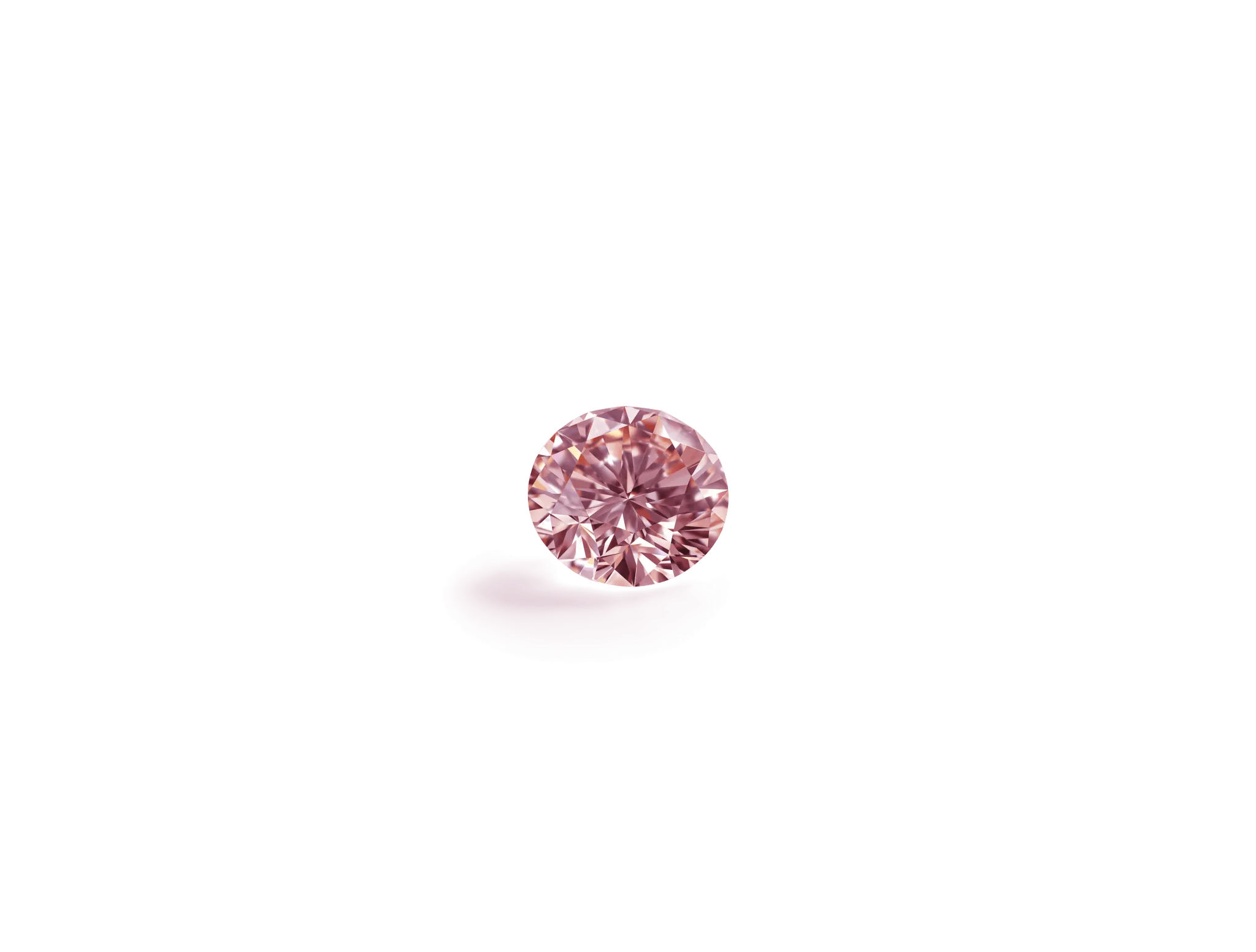 Lab-Grown Loose 1ct. Round Brilliant Diamond | Pink