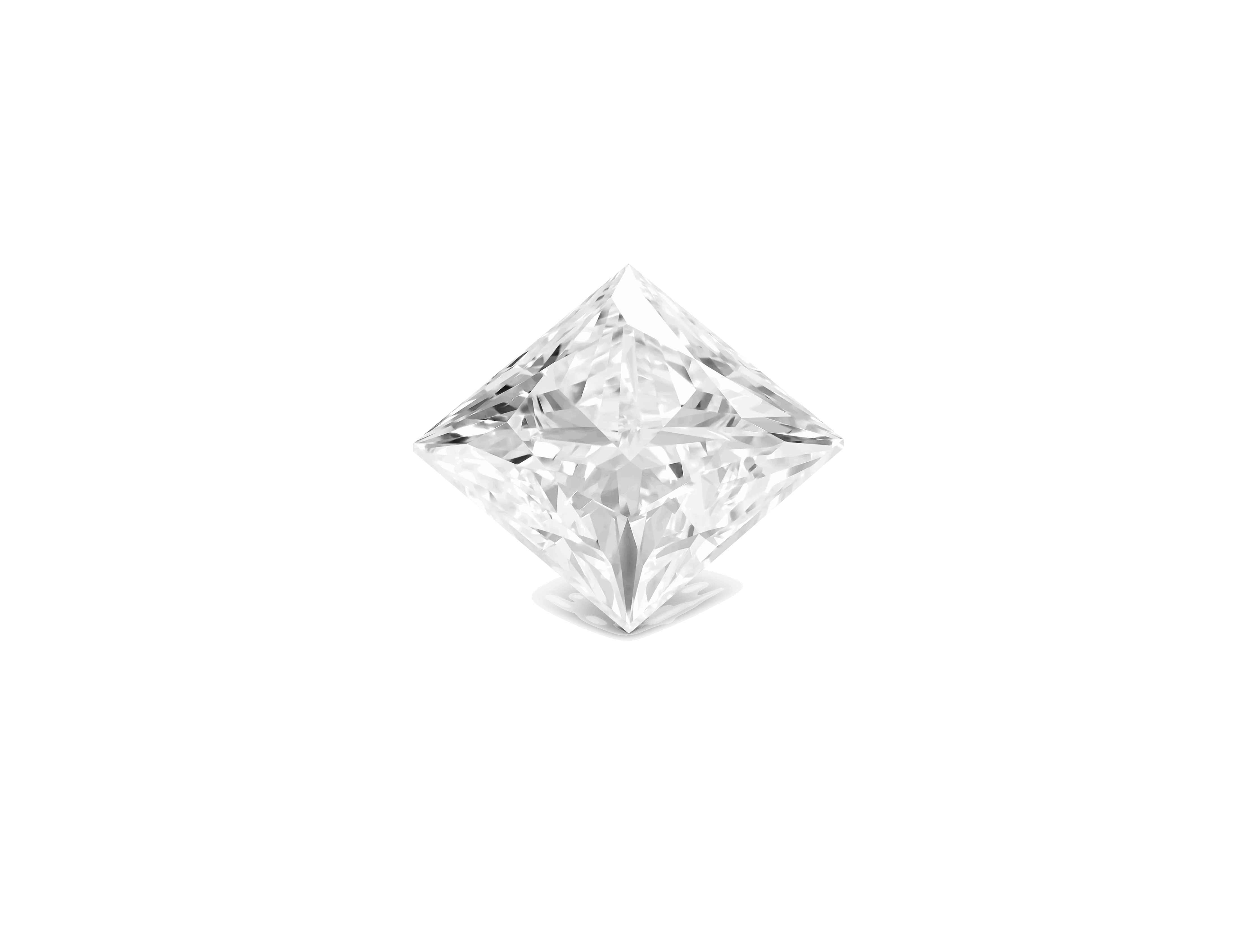 Lab-Grown Loose 2ct. Princess Cut Diamond | White