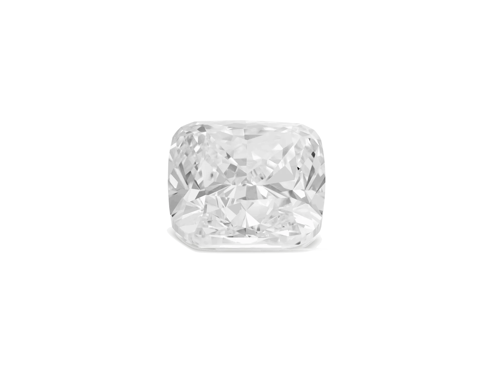 Lab-Grown Loose 3ct. Cushion Cut Diamond | White