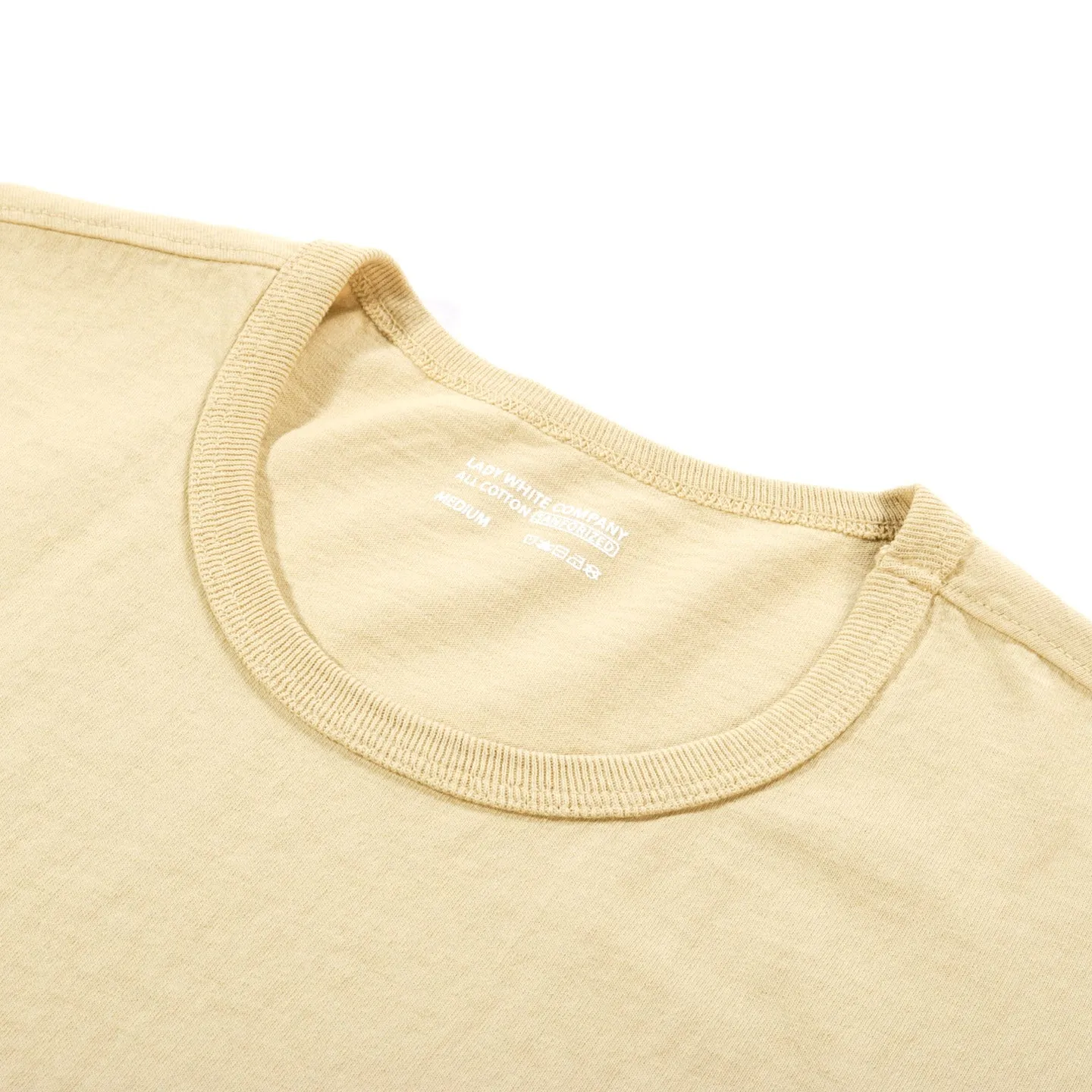 LADY WHITE CO. T-SHIRT PALE LEMON