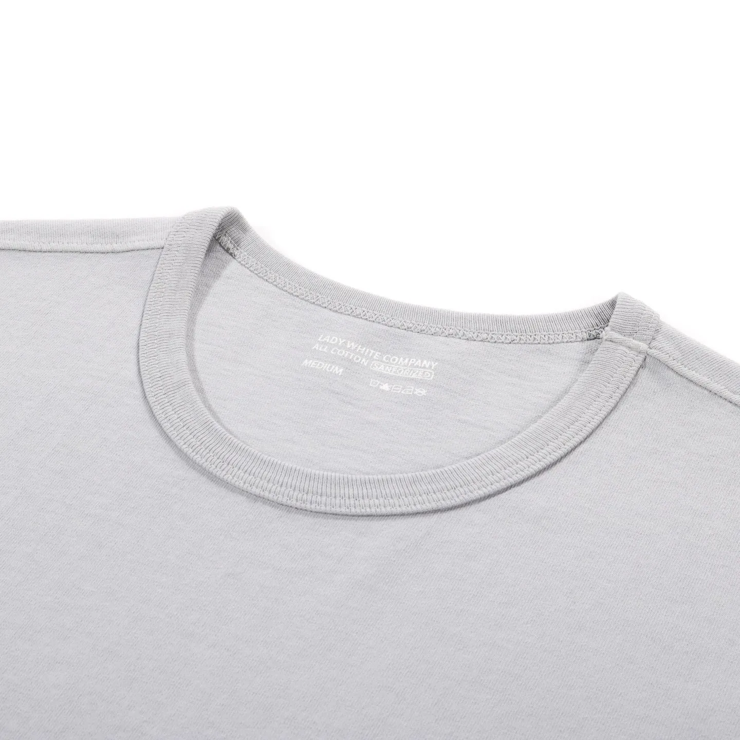 LADY WHITE CO. T-SHIRT POST GREY