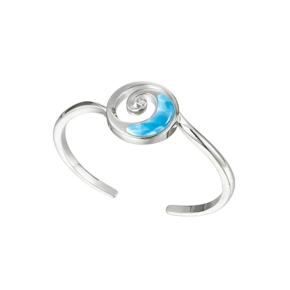 Larimar Whirlpool Bangle