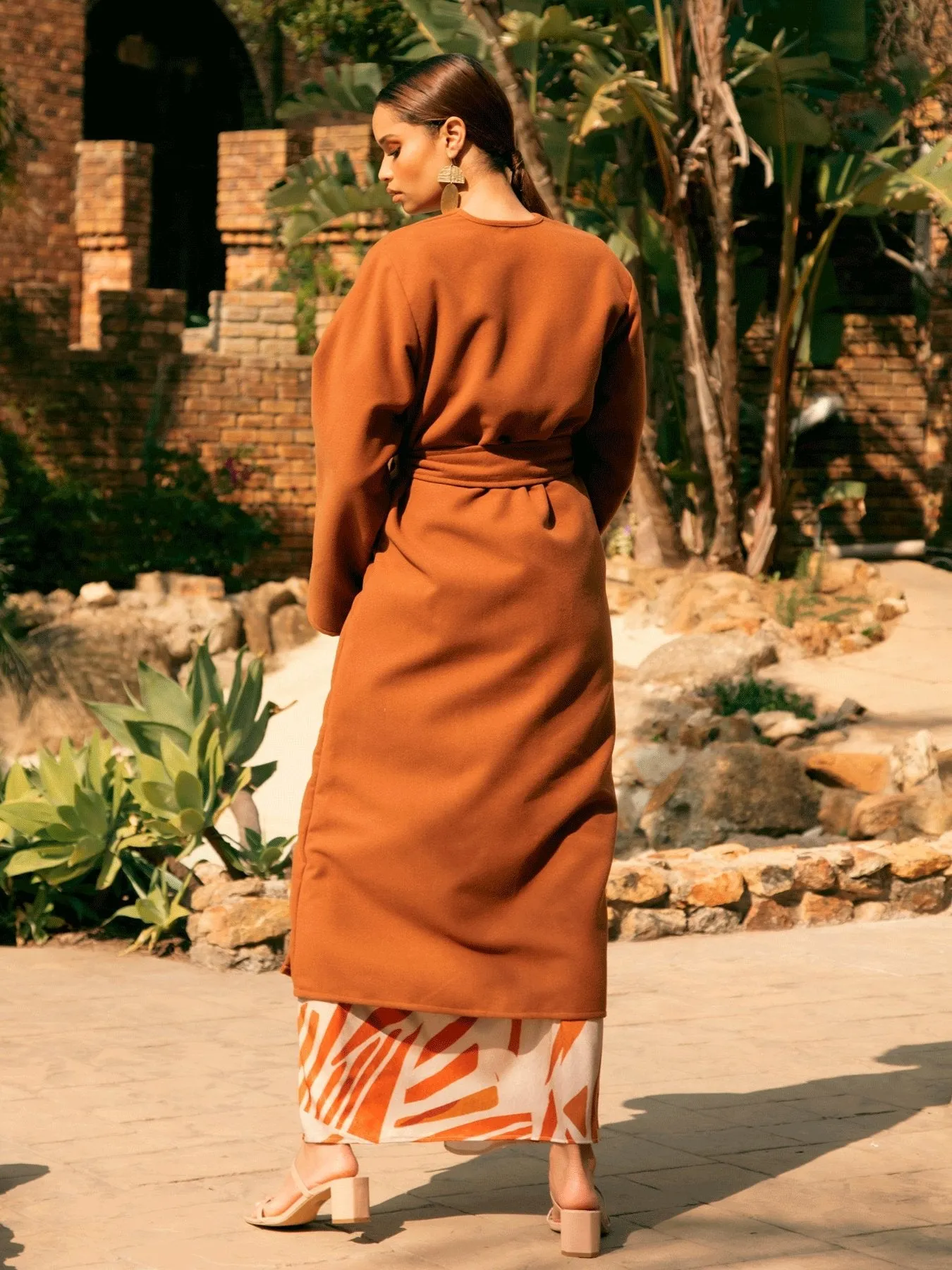 Lasai Coat - Solid Brown