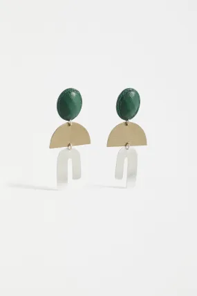 Ledur Drop Earring