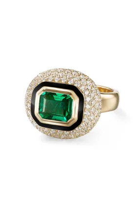 Lenox Emerald Bubble Ring