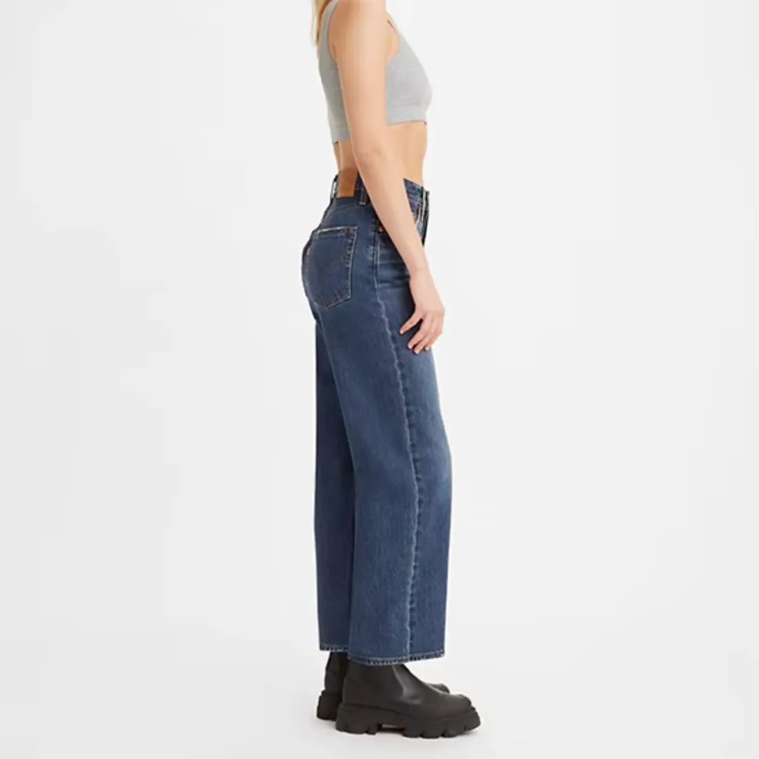 Levi's | Ribcage Straight Ankle in Valley View Dark Indigo