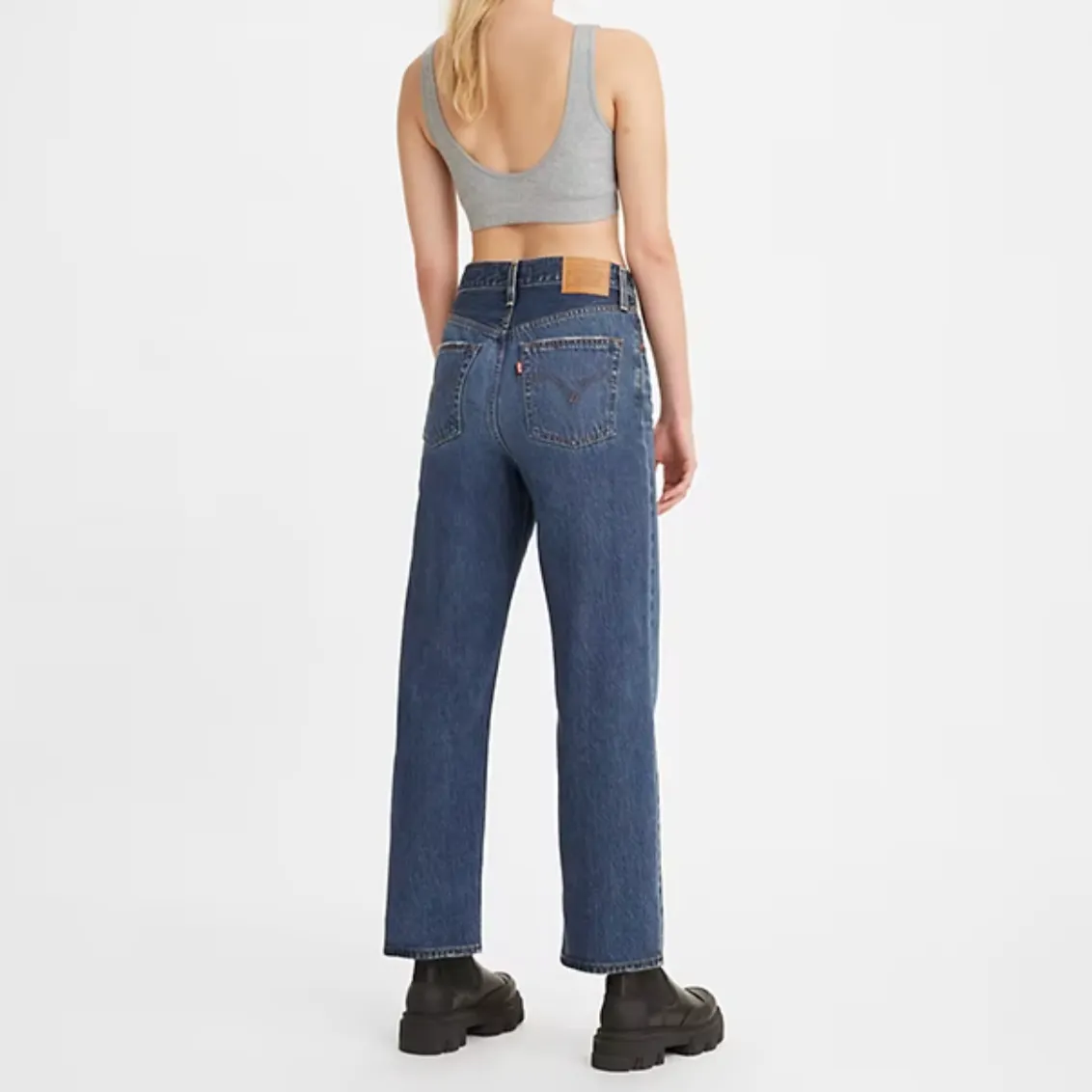 Levi's | Ribcage Straight Ankle in Valley View Dark Indigo