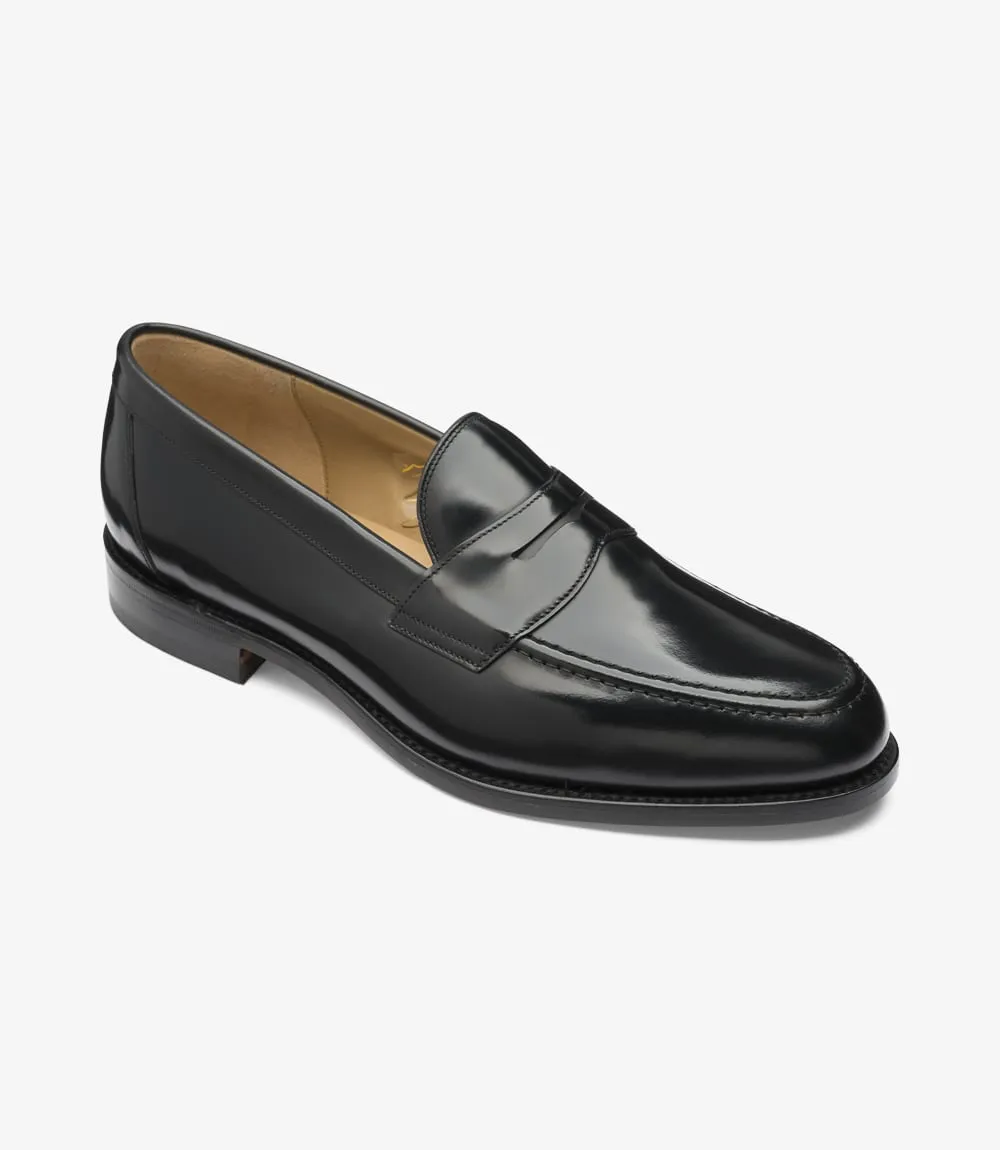 LOAKE Imperial Loafer - Black Polished Calf - READY TO DELIVER