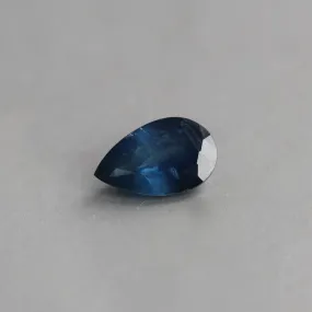 Loose 0.75 Ct Pear Teal Sapphire