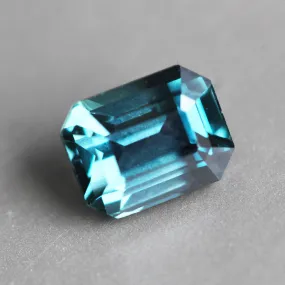 Loose 2.05 Ct Octagon Teal Sapphire