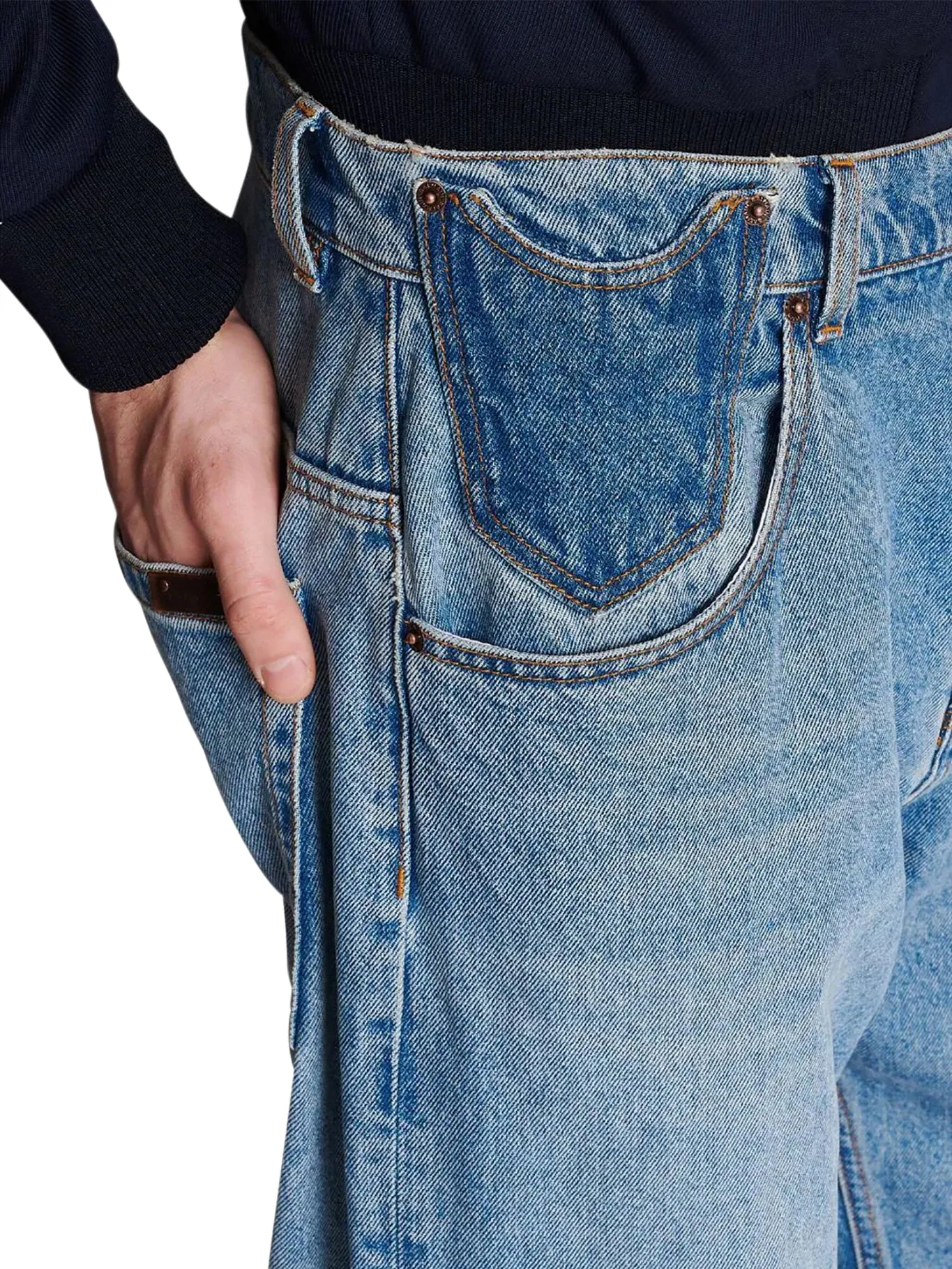 LOOSE DENIM PANTS