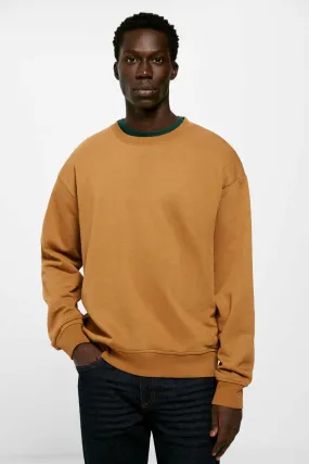 Loose fit sweatshirt - Tan