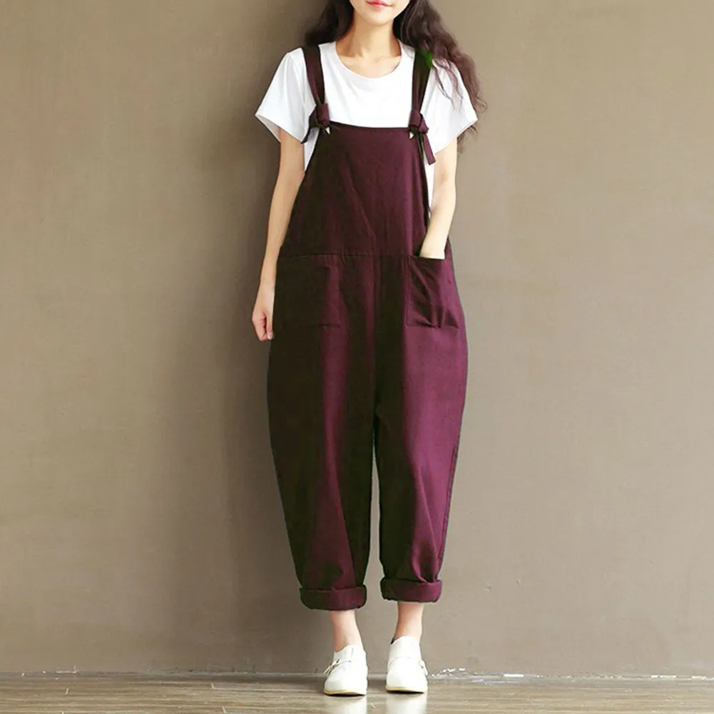 Loose-Fitting Jumpsuit With Pockets