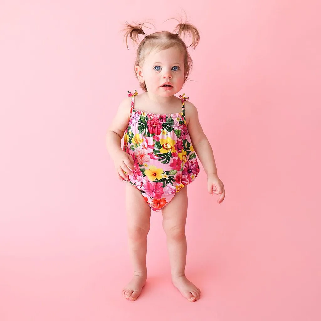 Malana - Spaghetti Strap Bubble Romper