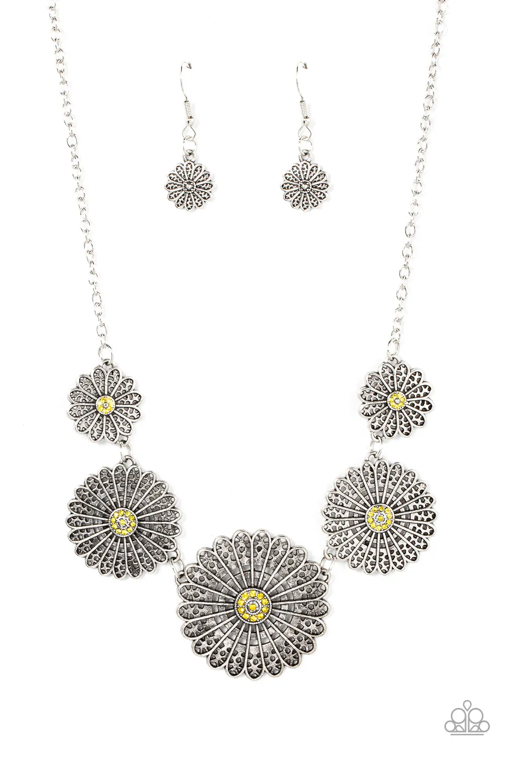 Marigold Meadows - Yellow Paparazzi Necklace