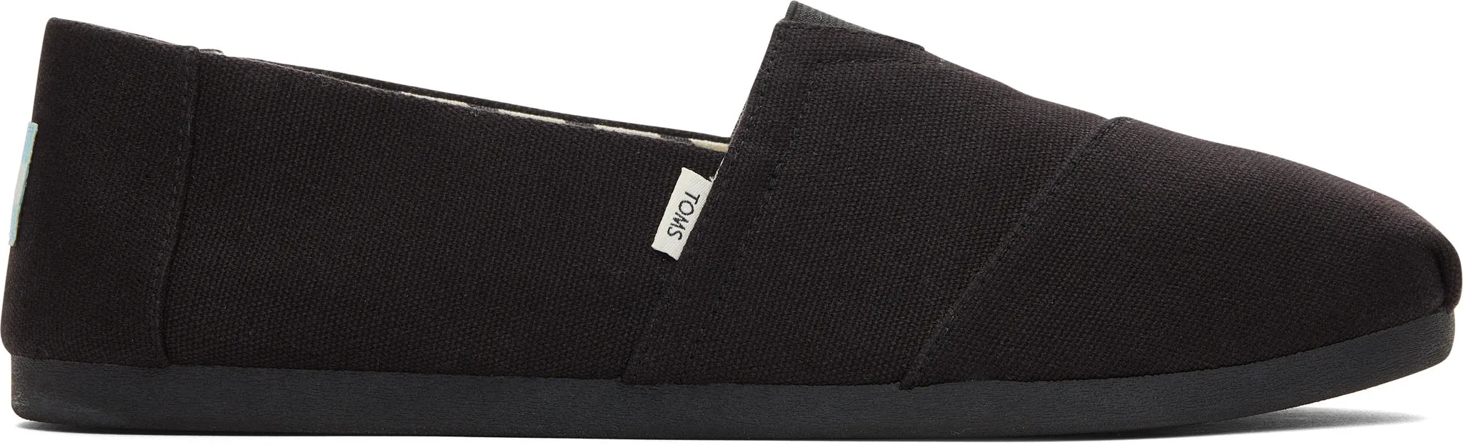 Men's Alpargata Classic - All Black Recycled Cotton Canvas