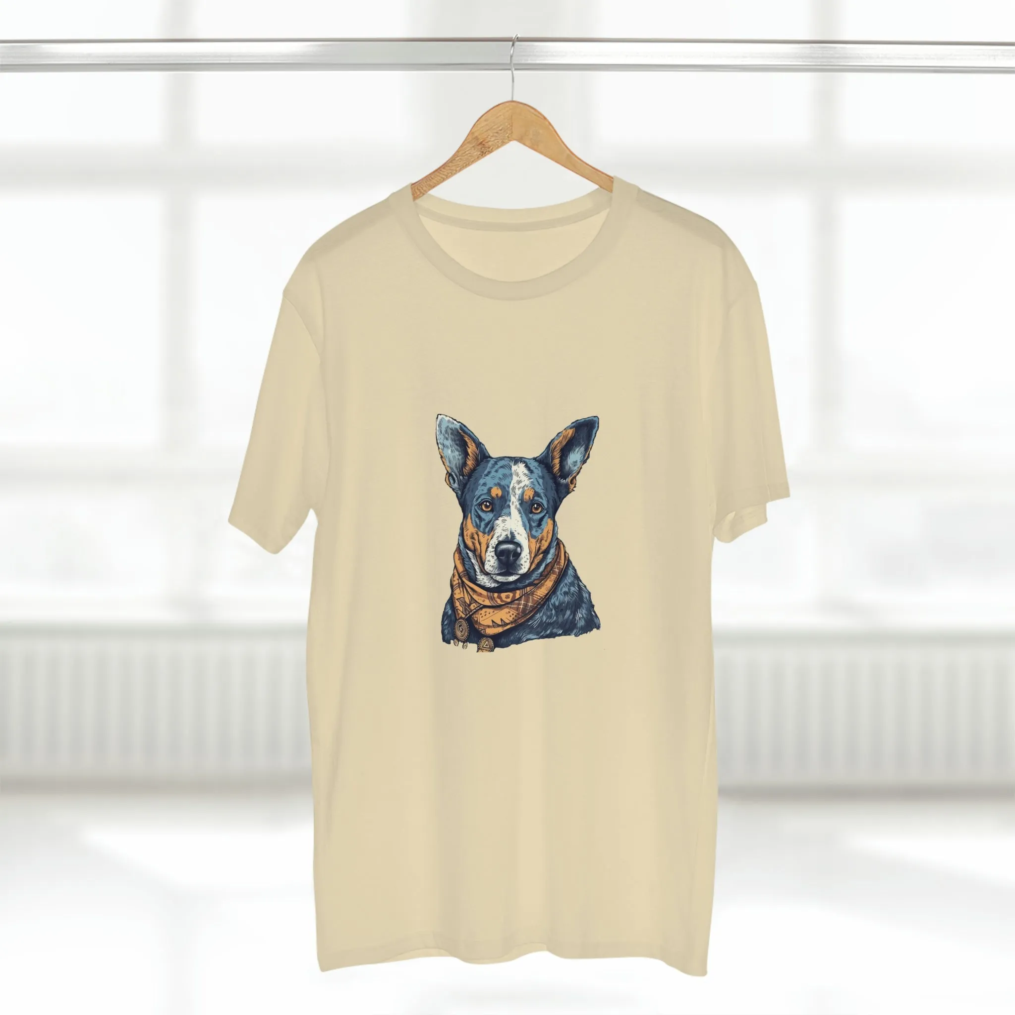 Men's Blue heeler Crew Neck T-shirt