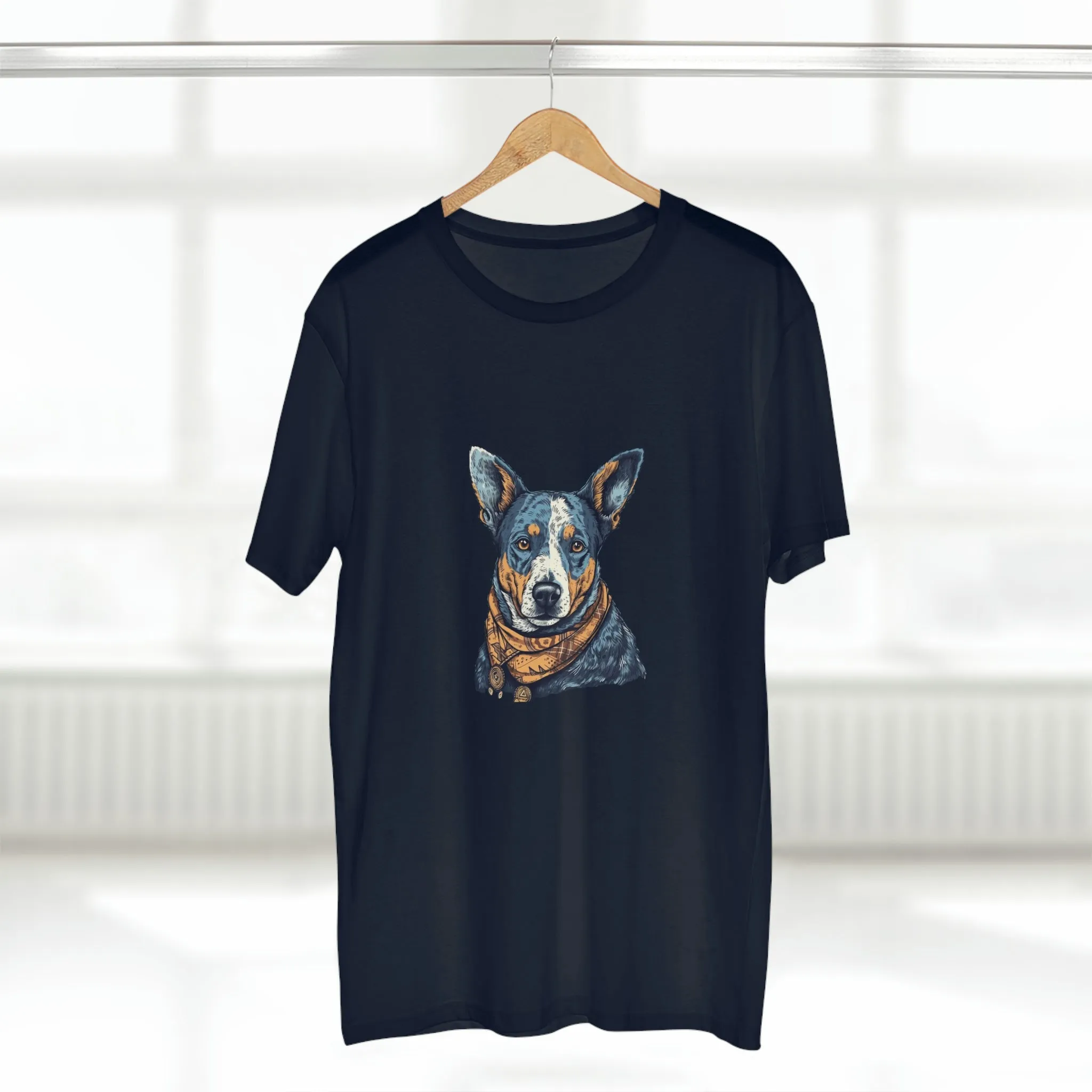 Men's Blue heeler Crew Neck T-shirt