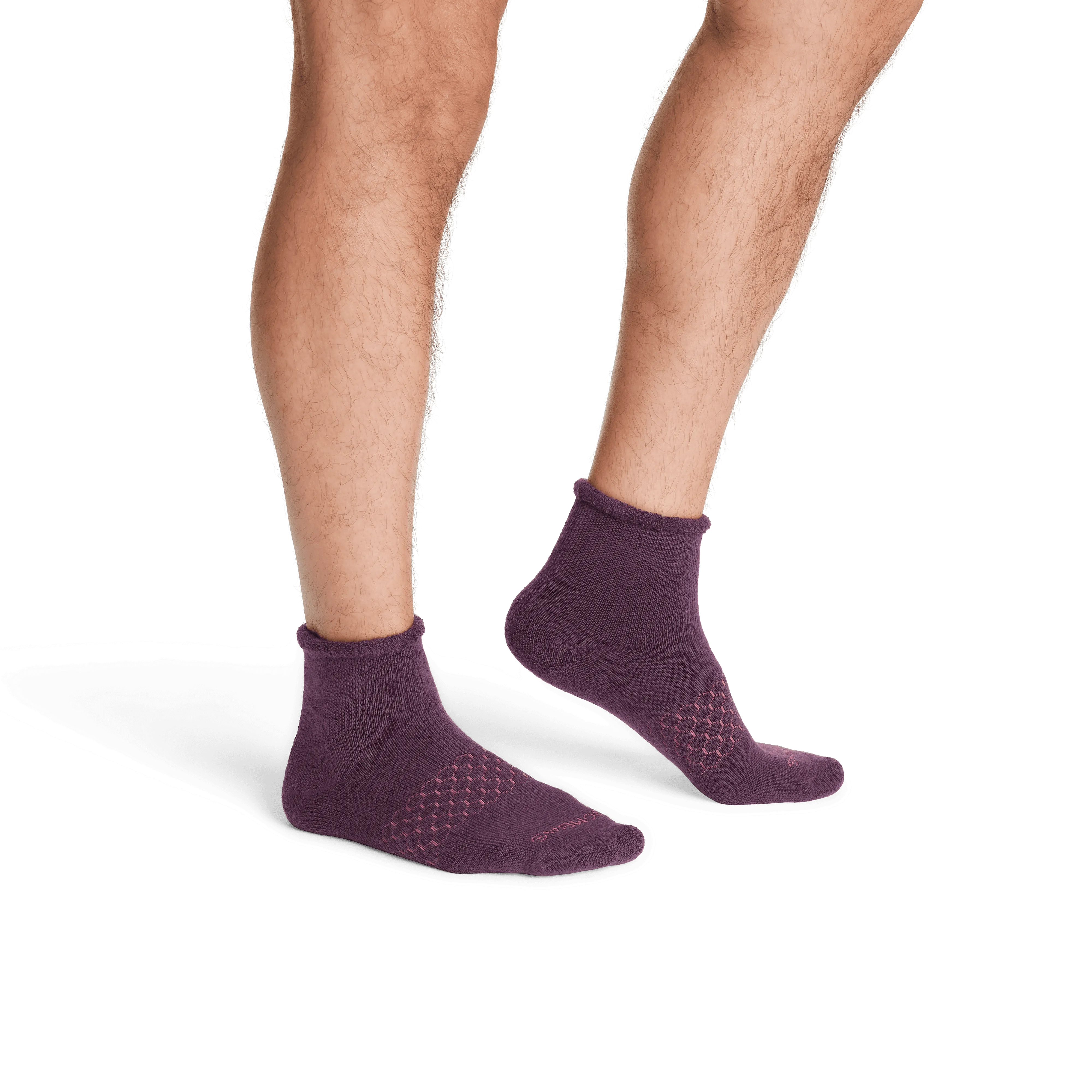 Men's Merino Wool Blend Roll-Top House Socks