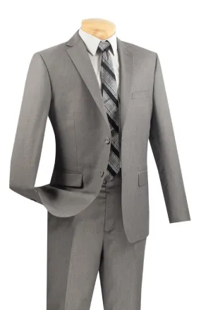 Men's Ultra Slim Fit suit 2 Piece -color Gray