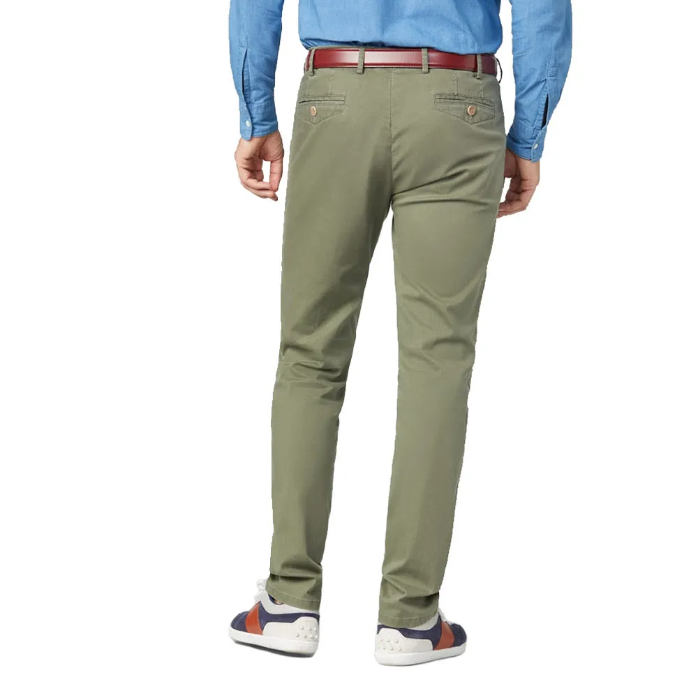 Meyer Soft Cotton Chino - Olive