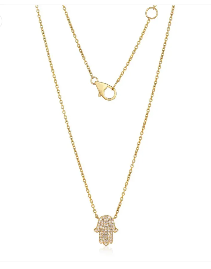 Mini Hamsa Necklace