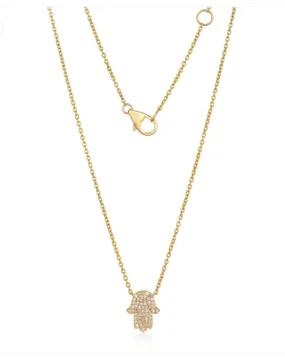 Mini Hamsa Necklace