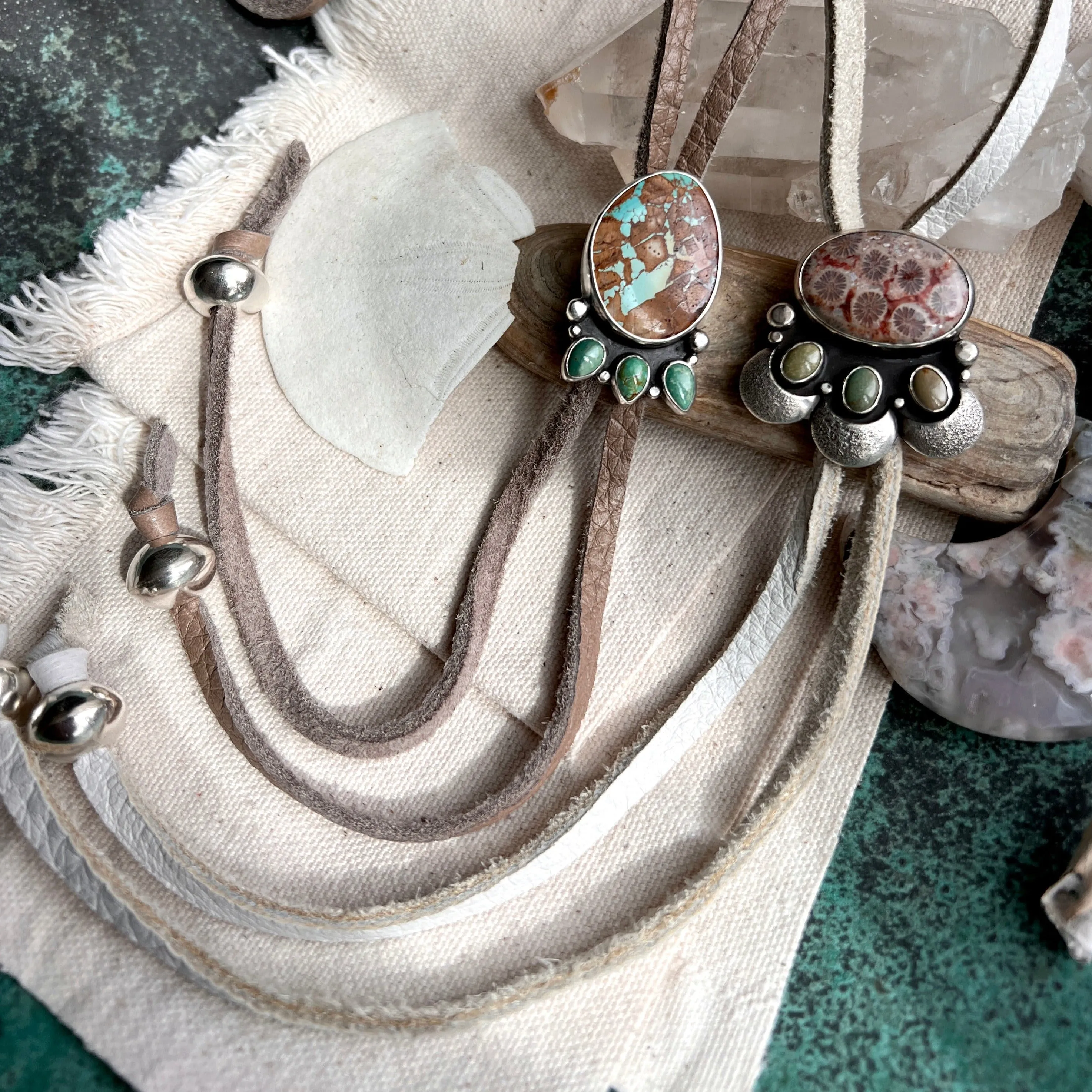 Mountain Spring Lady Bolo Necklace