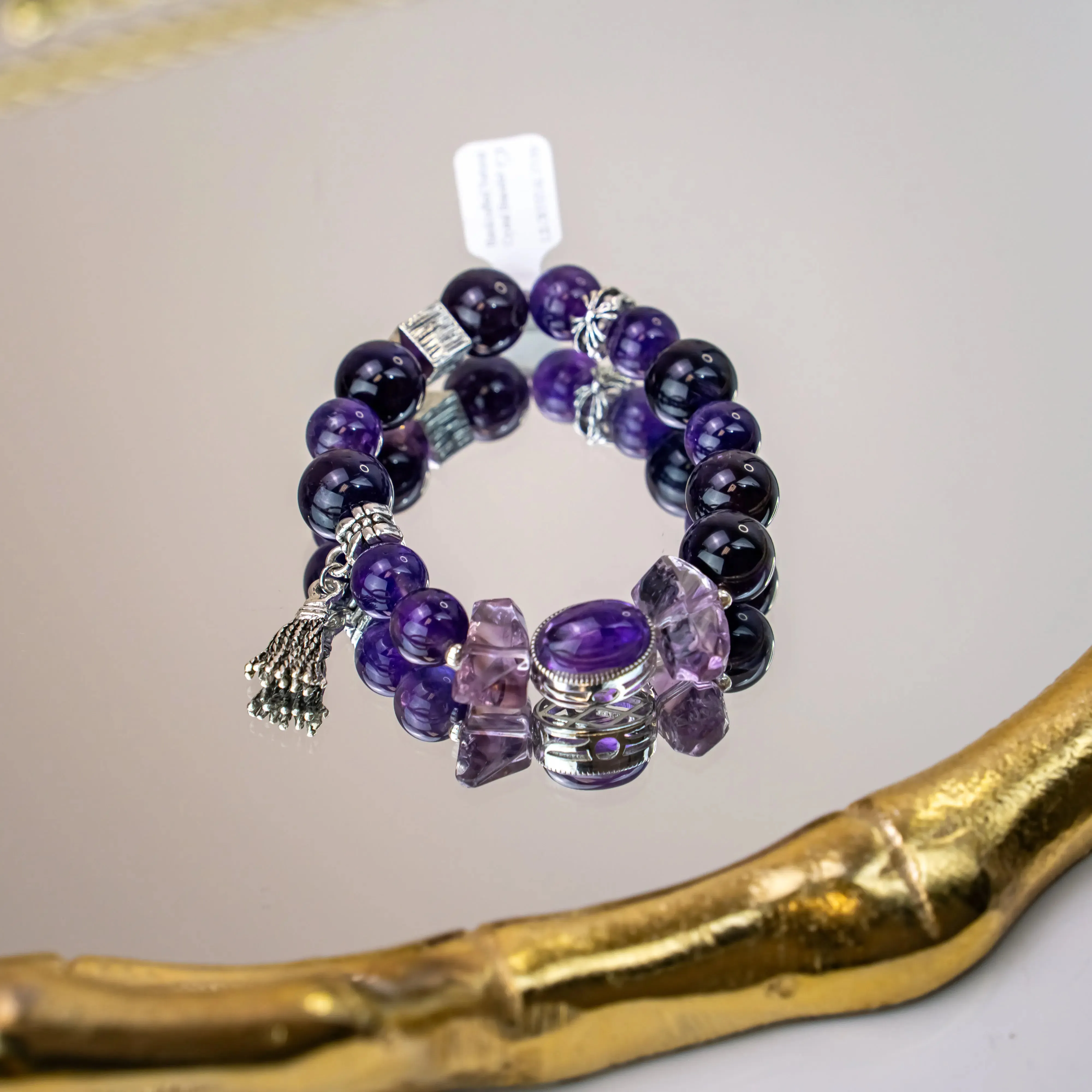 Natural Amethyst stone bracelet