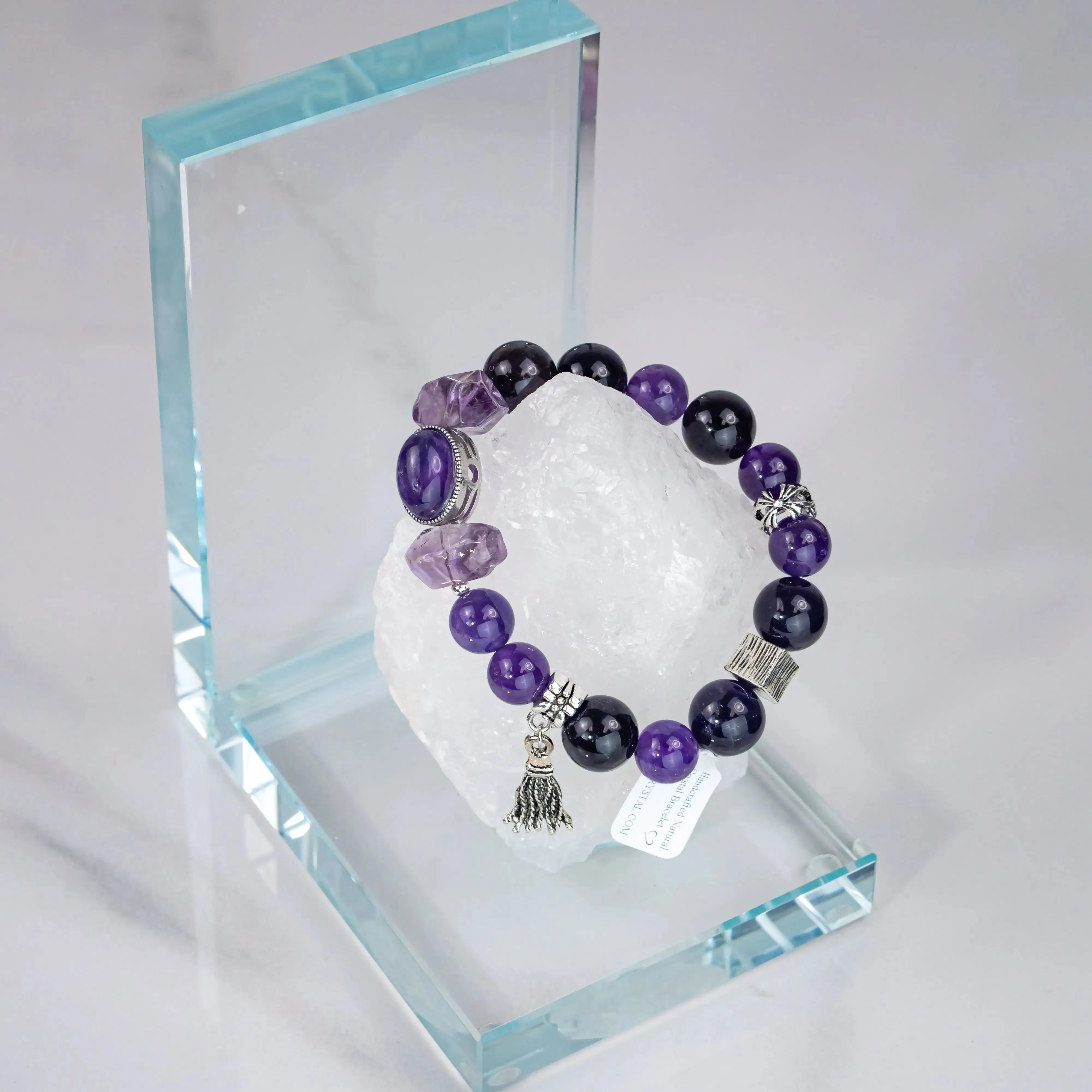 Natural Amethyst stone bracelet