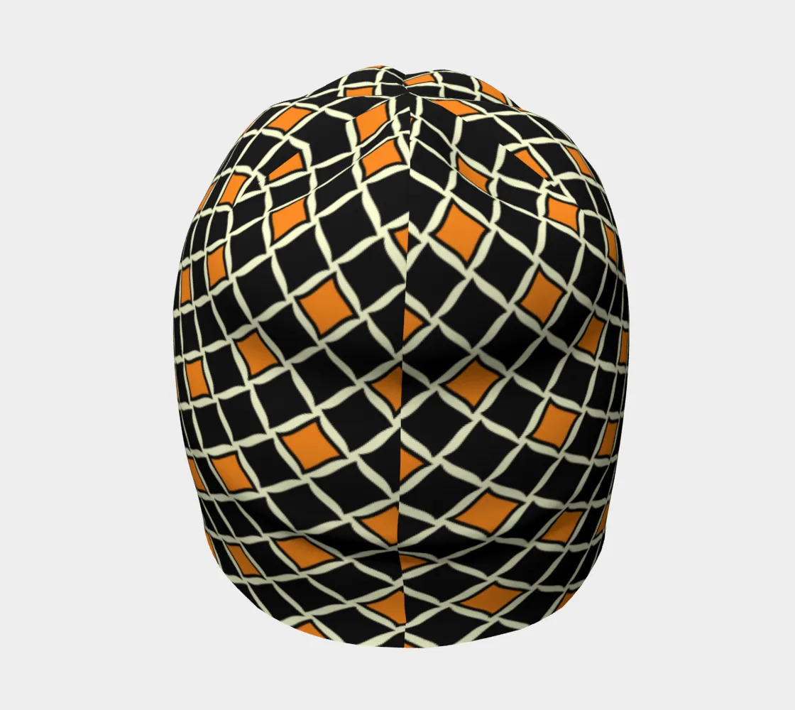 Orange Diamond Beanie