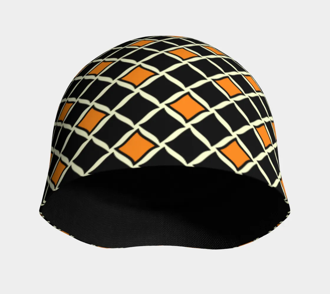 Orange Diamond Beanie