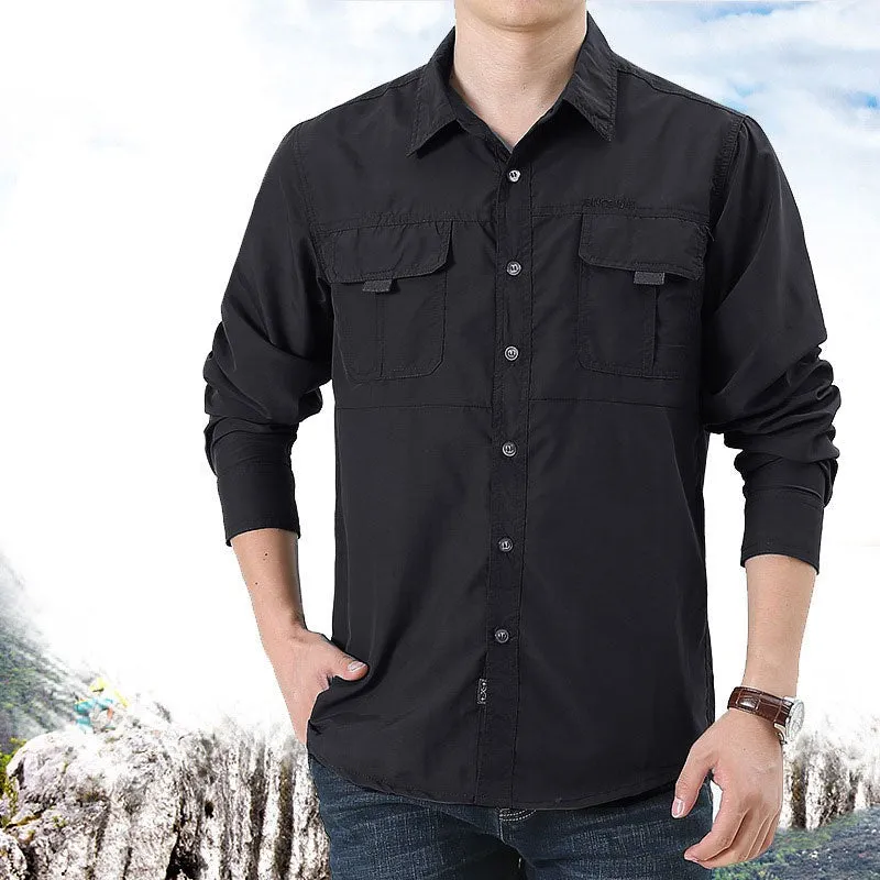 Outdoor/Camping Breathable, Quick-drying Long Sleeve Shirts